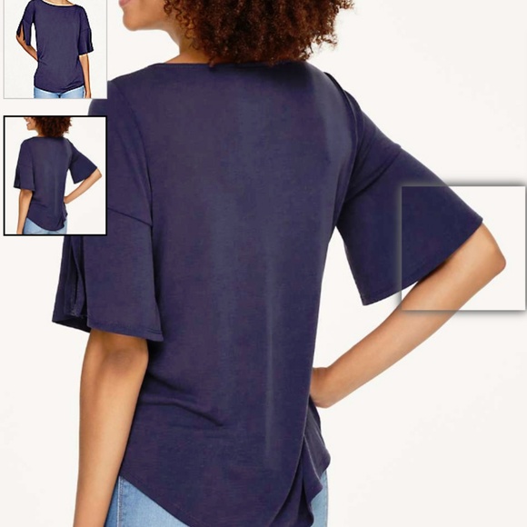 Loft Ruffle Cuff Top - Picture 2 of 2